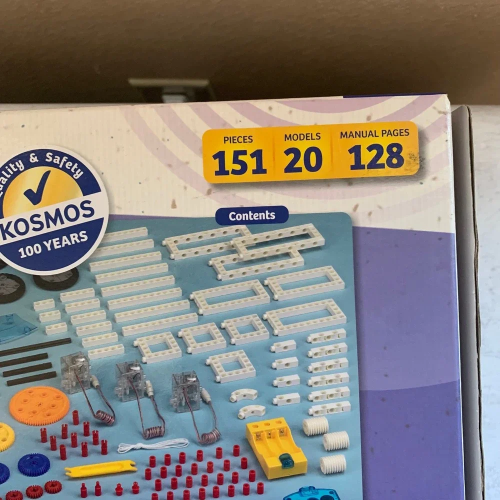 Thames Kosmos Remote Control Machines DLX Engineering Kit RC Robot Set 20 Models